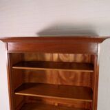 Antique oak open bookcase