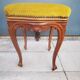 Tabouret de piano style Rocaille assise velours