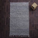 Berber carpet black zanafi 145x260 cm