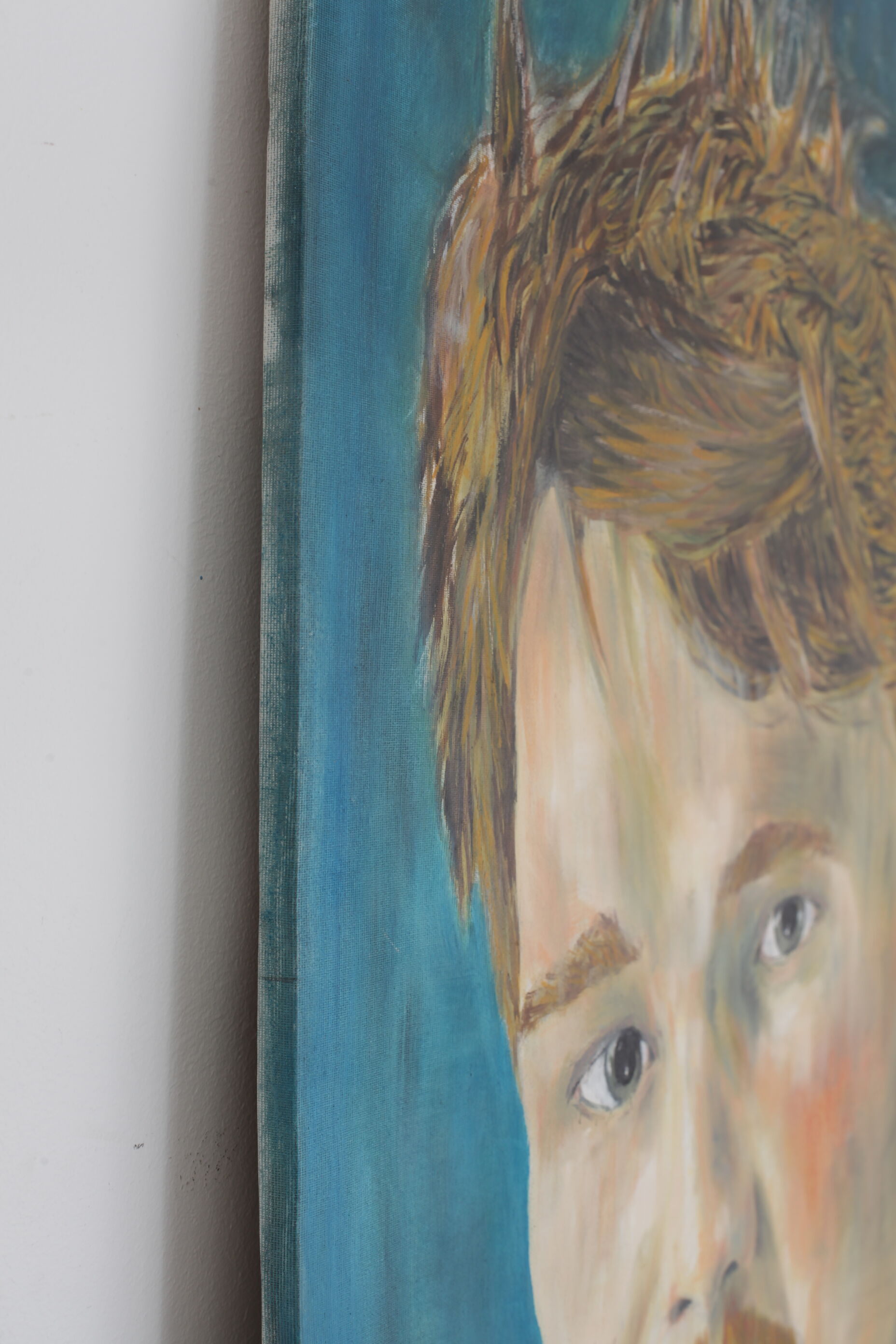 Portrait painting young man
