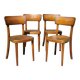 4 chaises bistrot Horgen-Glaris années 50