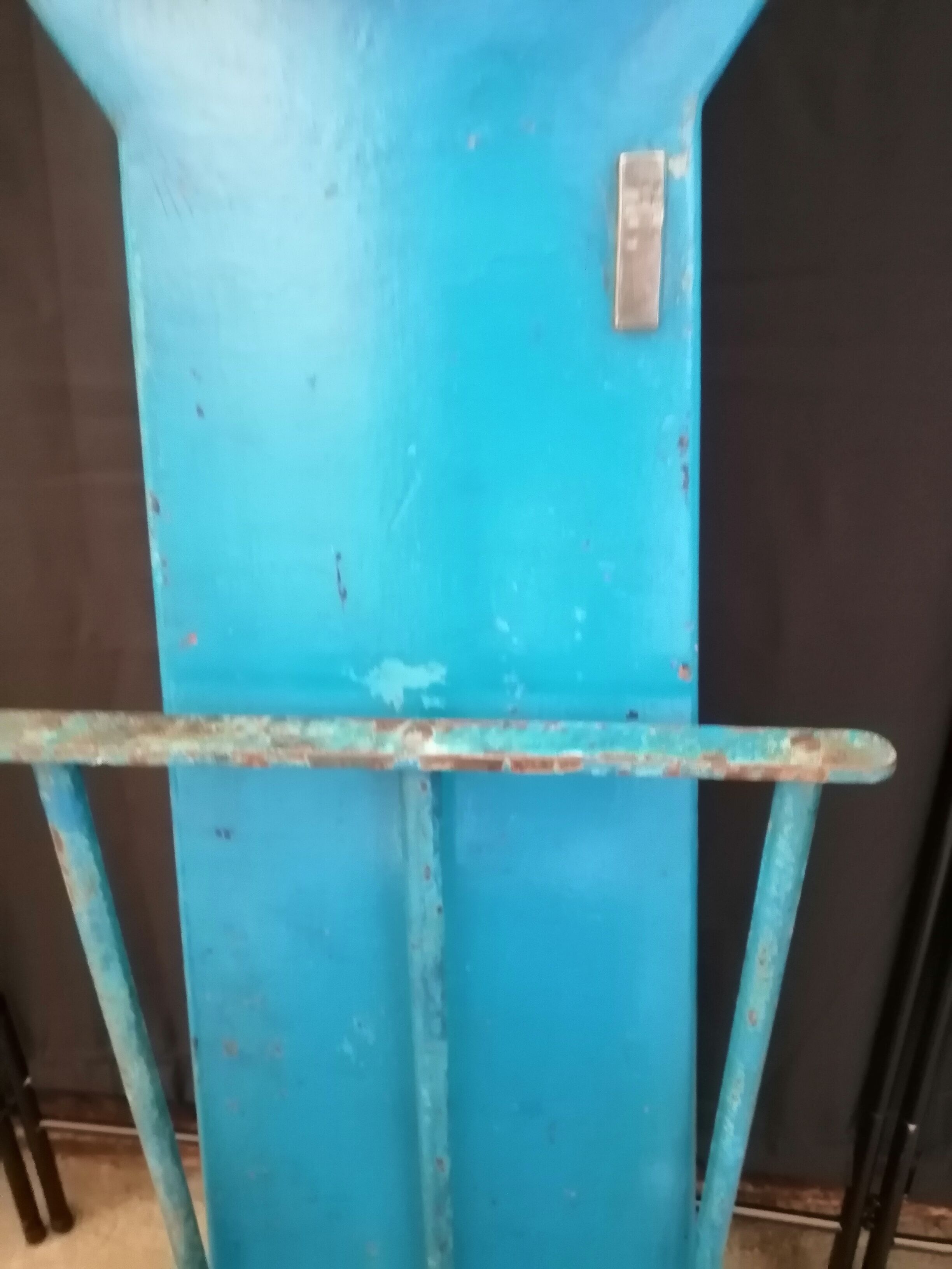 Balance j blue carron scale 100 kg 1930