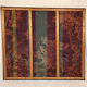 Tapestry decorated with waders, waterfront and greenery
