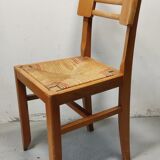 Straw chairs from the 1950s