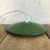 Suspension in green enamelled sheet metal