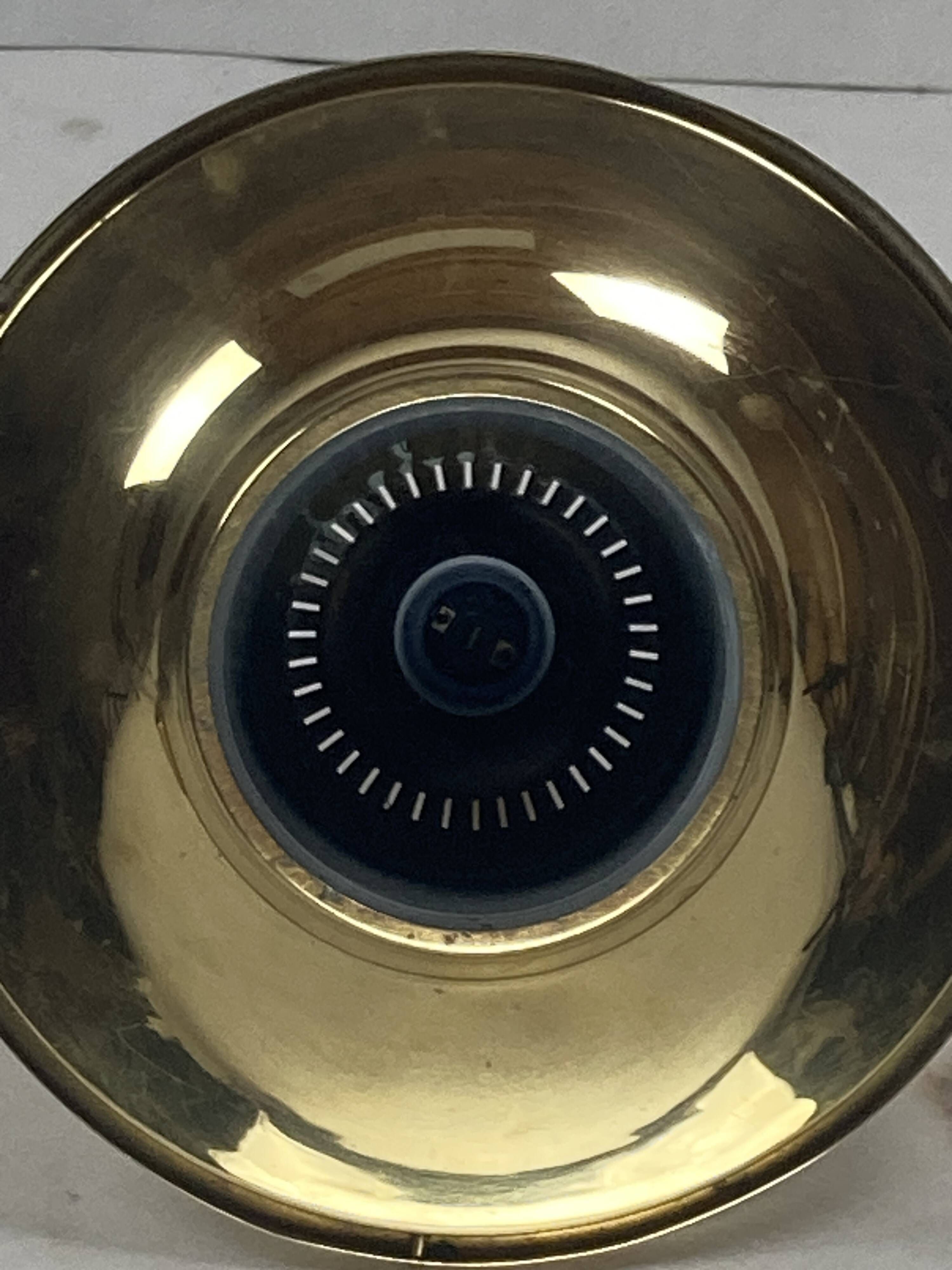 Scandinavian brass hanging pendant lamp by Hans Agne Jakobsson, Sweden 1960s