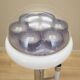 Floor lamp with ashtray, Space Age design, 1960s, production: Italy