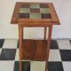 Selette in oak and ceramic