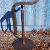 Bar stool design cast iron and wood