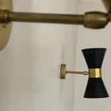 Pair of black Italian diabolo appliques