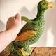 Majolica Duck Pitcher by Keller & Guérin, France, Art Nouveau, 1890