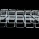 Ted Net Folding Chairs by Niels Gammelgaard for IKEA, 1970s, Set of
