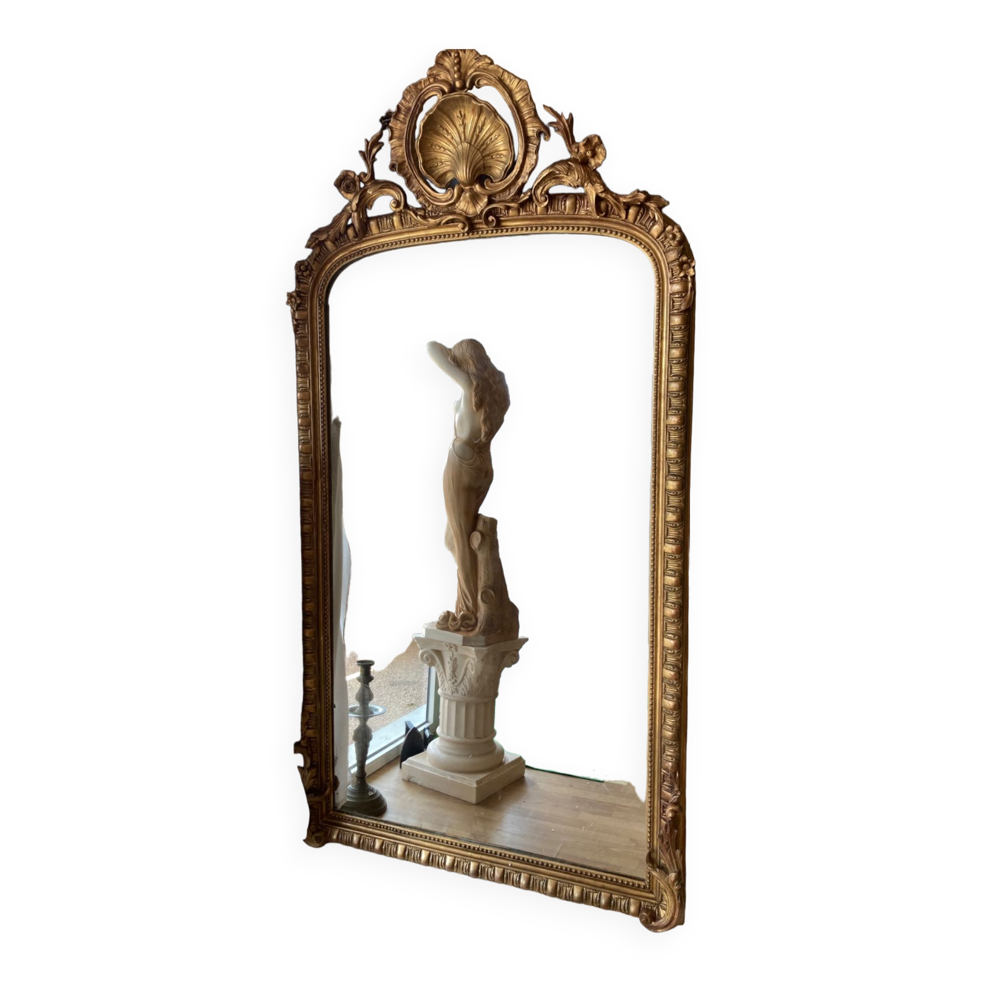 Golden mirror high 2m old