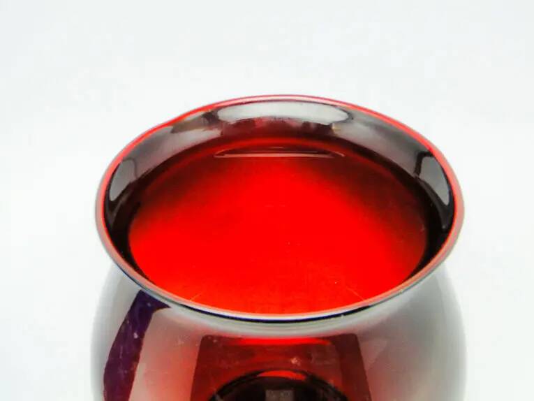 Modernist vase, glass, Poland, 1970s