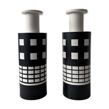 Vases “Rocchetto” – Ettore Sottsass pour Bitossi – Italie