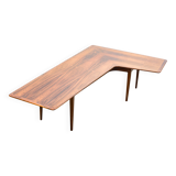 Bommerang coffee table, 1960s, in rosewood
