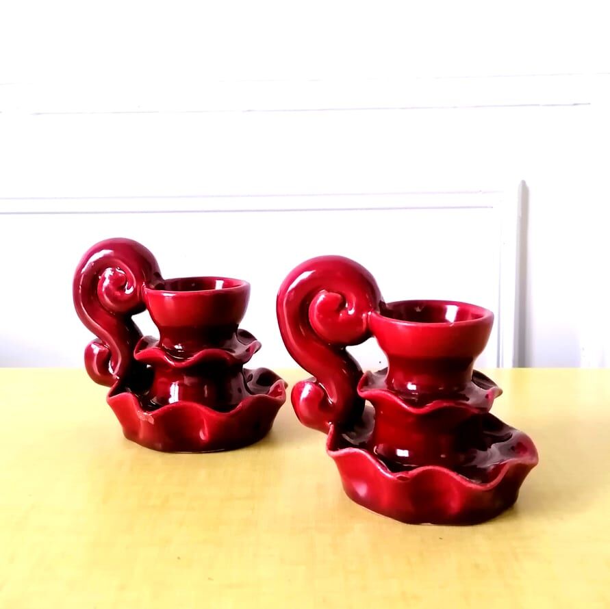 Vallauris hand candle holders
