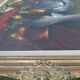 Huile antique géante sur toile par M.S. Dufour