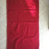 Red wool carpet