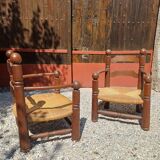 Fauteuils brutalistes