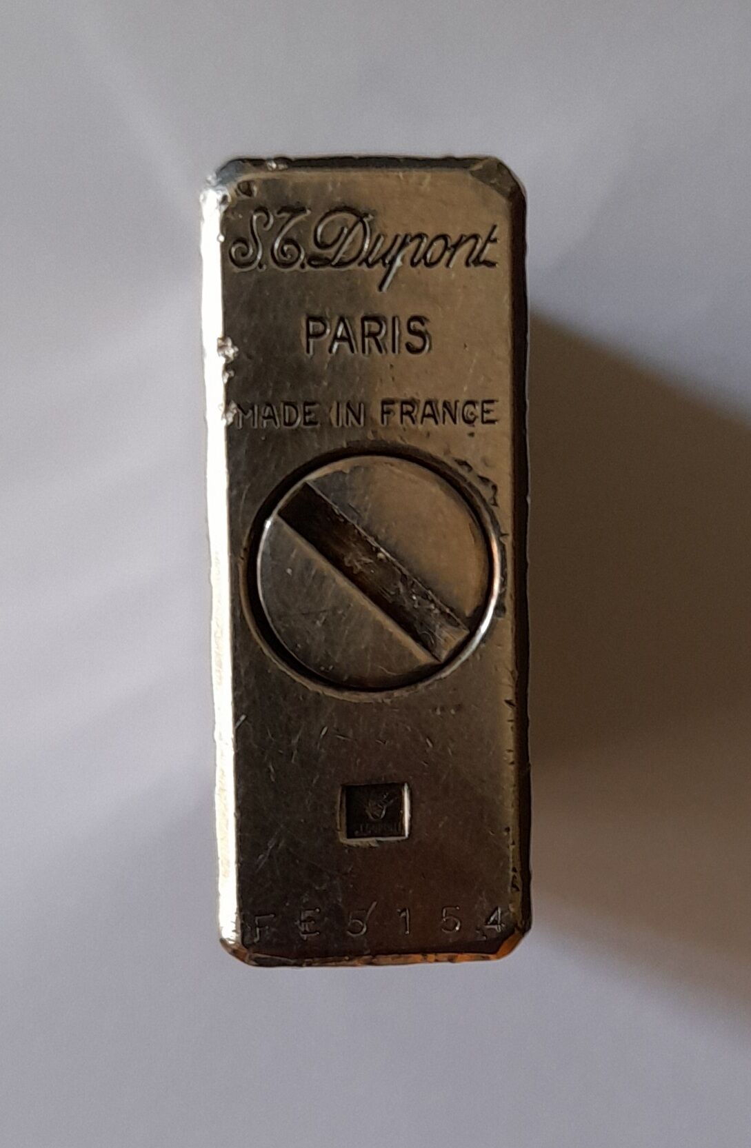 Briquet st dupont argent massif années 60 Selency