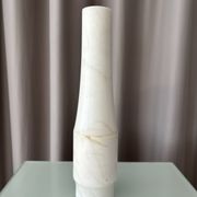 Vintage Spanish Alabaster Sculptural Vase – San Leo – Minimalist – 1970s