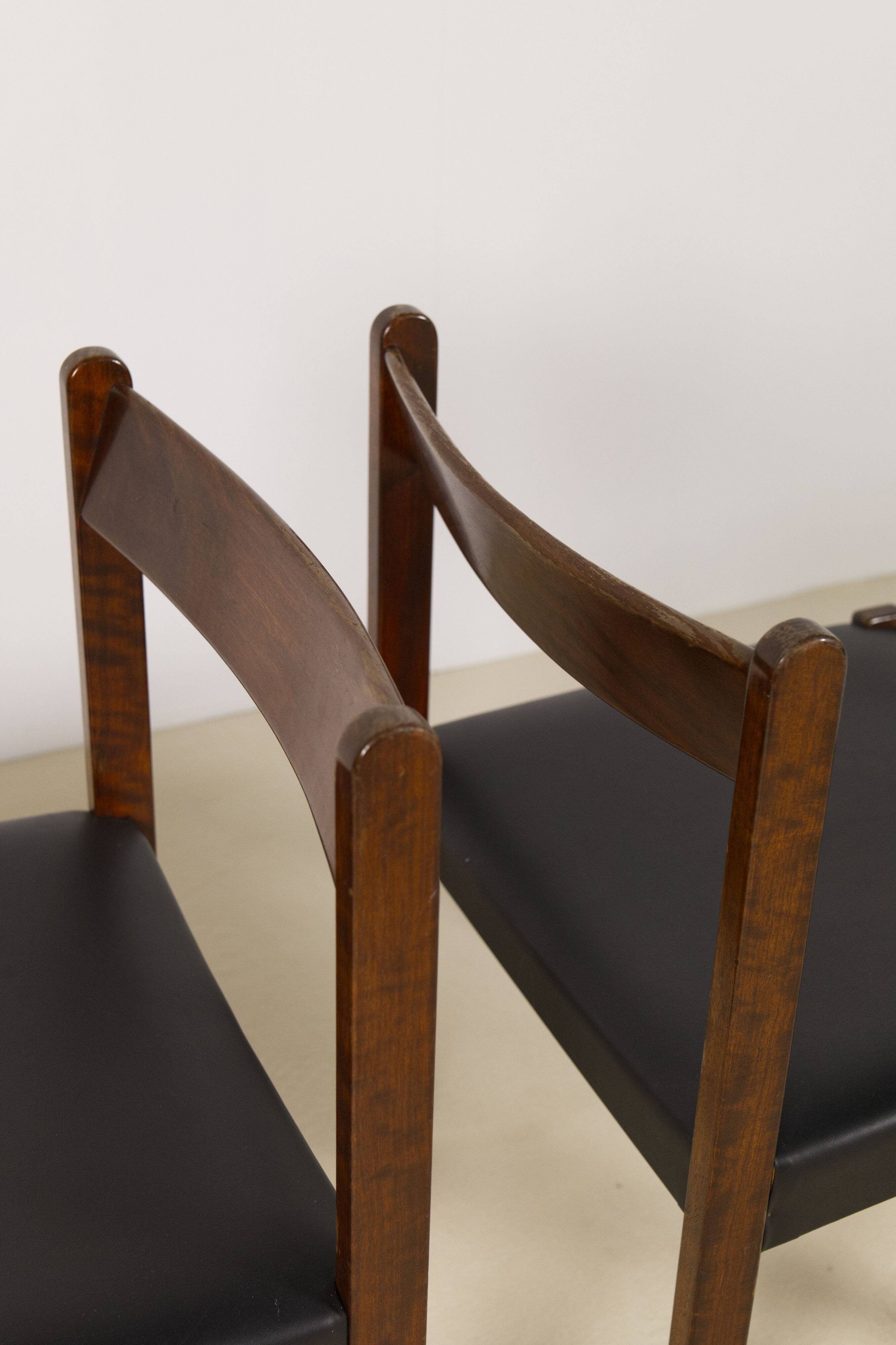 6x Dining chairs Alfred Hendrickx for Belform, 1960s, Belgium