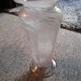 Vintage Clichy glass vase