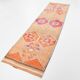 Tapis de couloir turc vintage rose et orange 3x10, 88x323 cm