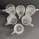 6 old Baccarat cups size 6406