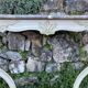 Wall console in painted, carved and molded wood in Louis XV style.