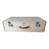 Wooden suitcase