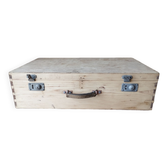 Wooden suitcase