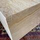 Base table shape square 1970 travertine on wheels french work