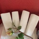 Set of 4 SD monogrammed embroidered napkins