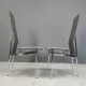 Vintage dining chairs by Giancarlo Vegni for Fasem, set of 8, 1980s