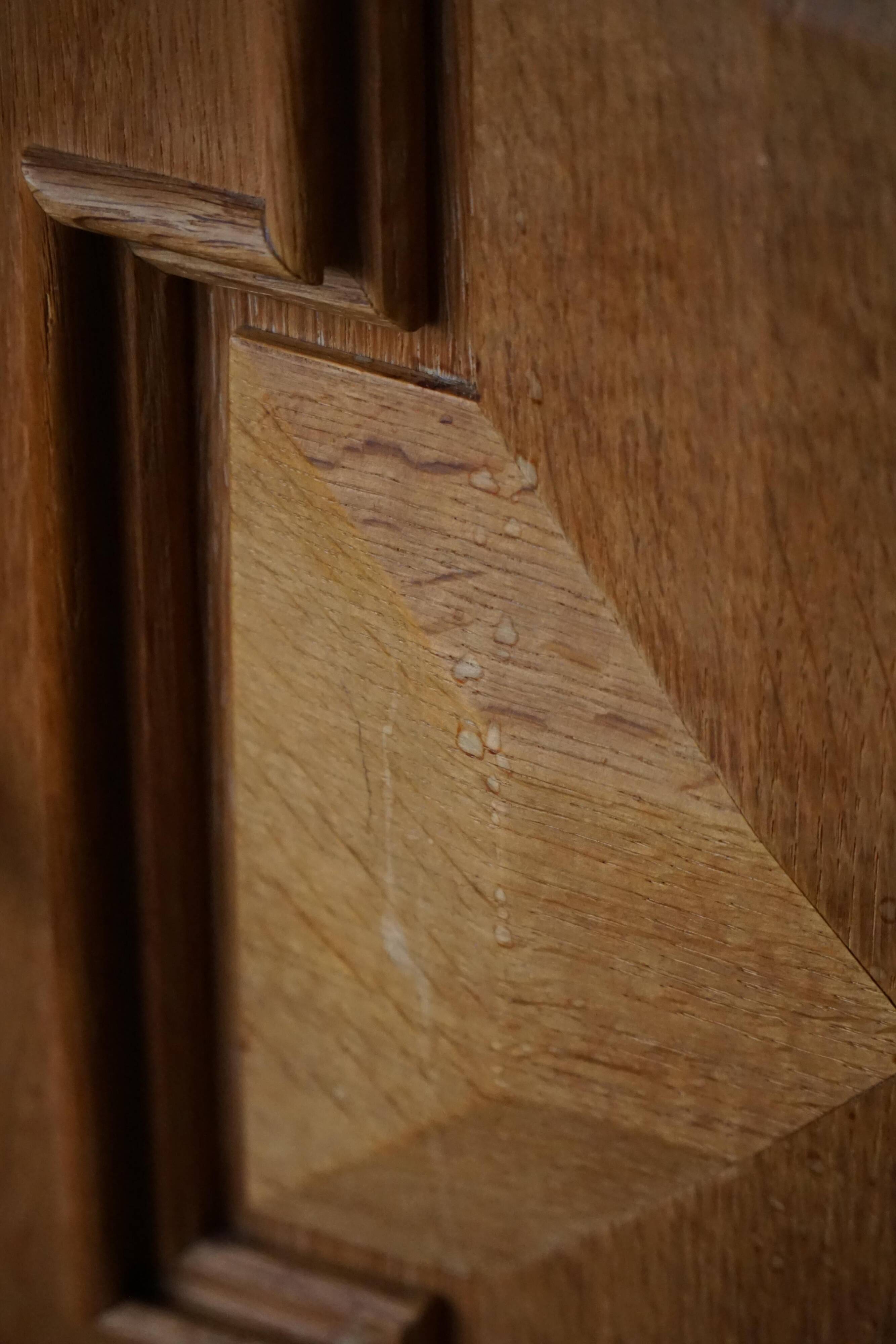 Henning Kjærnulf, enfilade in oak, mid-century Danish, Nyrup Møbelfabrik, 1960s.