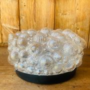 Vintage 1960s bubble glass ceiling light.