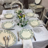 6 Antique Linen Napkins monogram