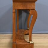 Console en Ronce de Noyer, époque Restauration – Début XIXe