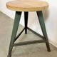 Green Industrial Workshop Stool, 1960s