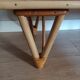 Buffet in rattan and vintage split bamboo