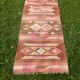 Vintage Turkish hallway rug 78x298 cm