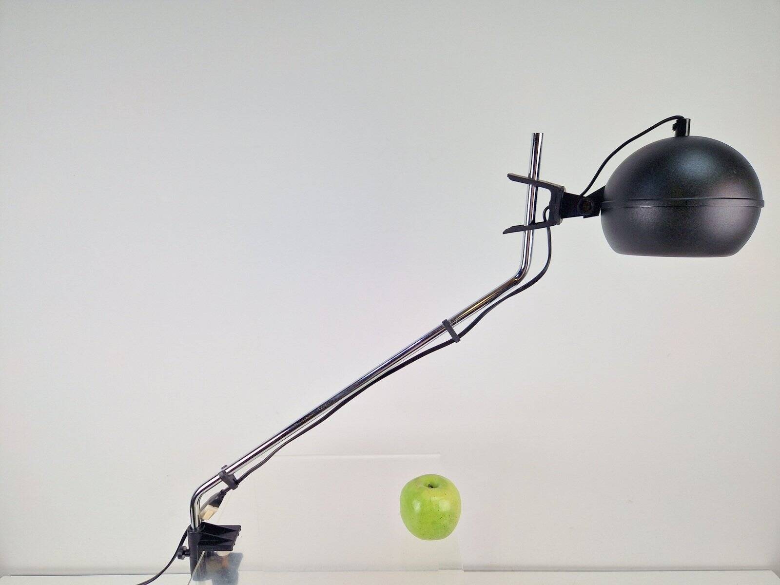 Vintage Space Age Clamp Desk Lamp, 1970s