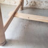Large farm table by Georges Robert in solid pine