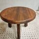 Vintage coffee table brutalist side table plant table 60 cm