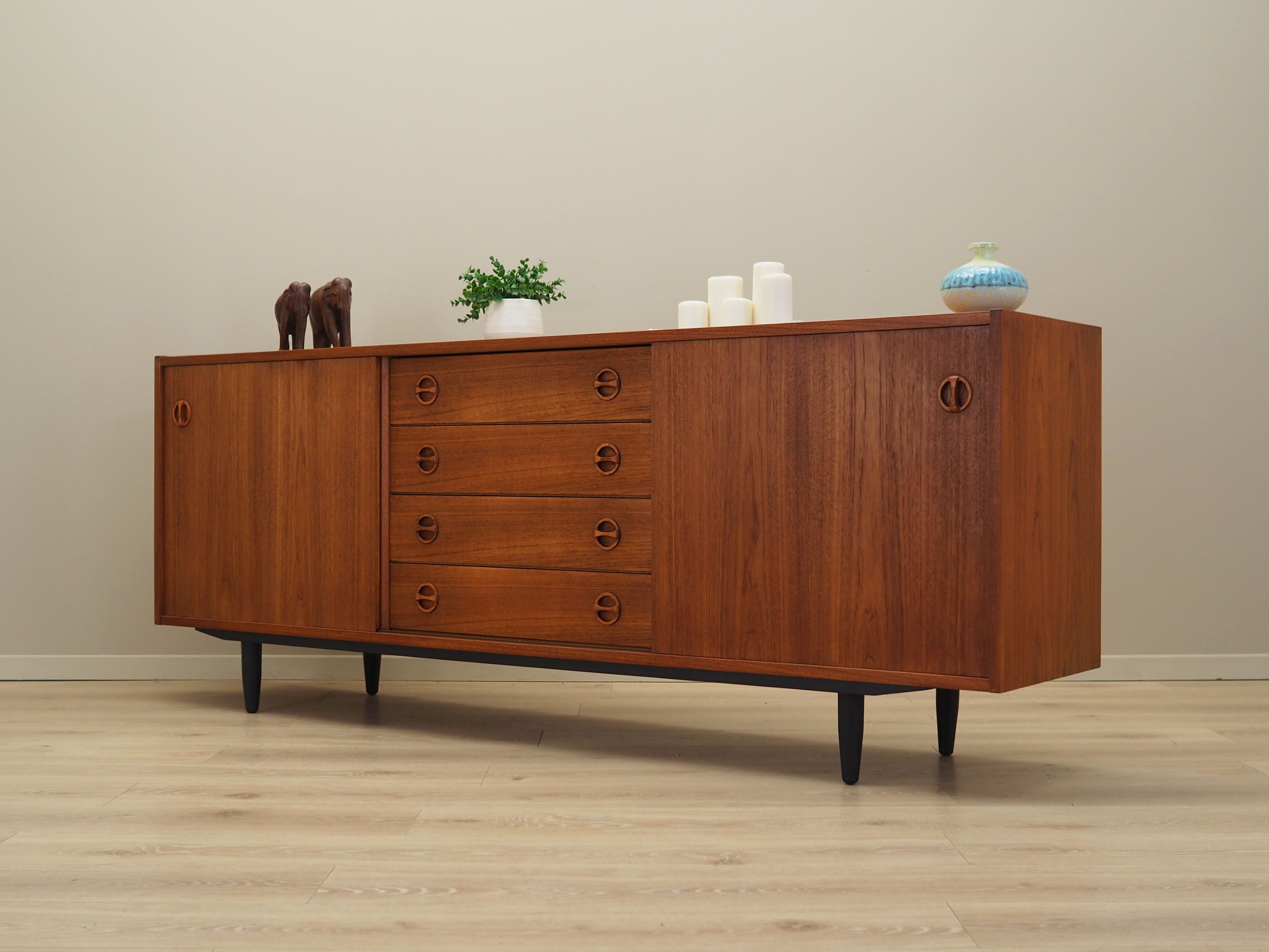 Teak sideboard, Danish design, 1960s, production: Denmark