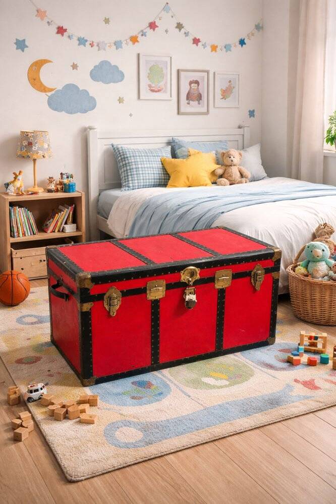 Large vintage trunk from the 1930s/40s.