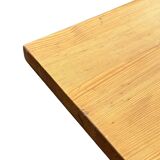 Vintage dining table pinewood 1960 minimalist dining table