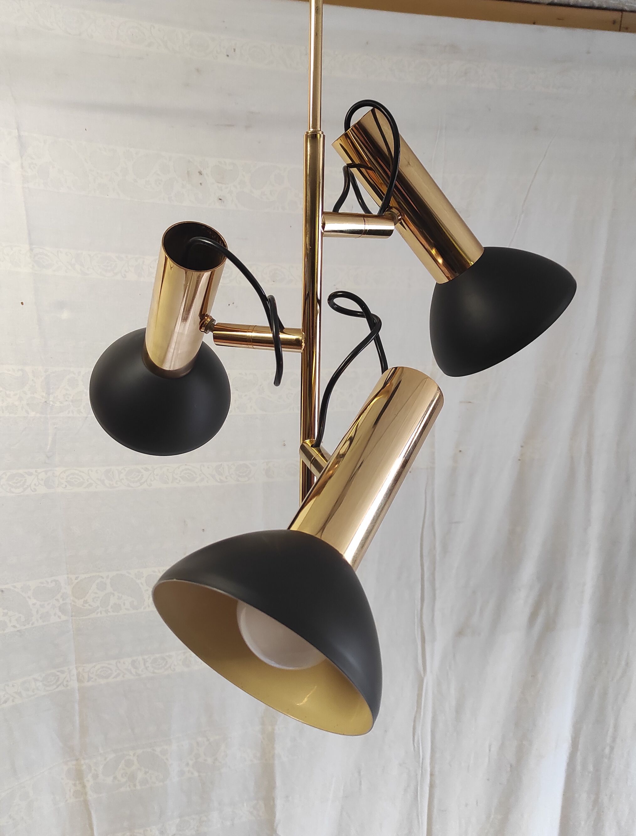 Suspension 3 brass spots - 60s